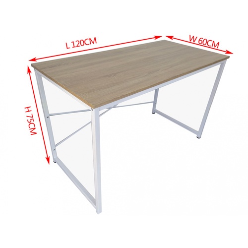 SMITH โต๊ะทำงาน รุ่น JOSHUA ขนาด 60x120x75 ซม. สีขาว