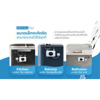 MIDEA เครื่องทำน้ำอุ่น ขนาด 5500 วัตต์ รุ่น MWH-55EATH(W) สีขาว