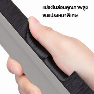 BIGROW เส้นกันแมลงอะลูมิเนียม แถบขนแปรง KZT011-WH 100ซม. สีขาว