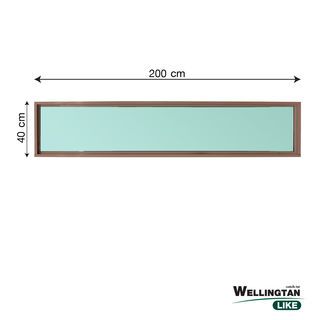 WELLINGTAN (LIKE) ช่องแสงอะลูมิเนียม 200 x 40 ซม. สีชา