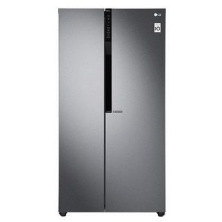 LG ตู้เย็น Side by Side 21.6 คิว  GC-B247KQDV สีเงิน