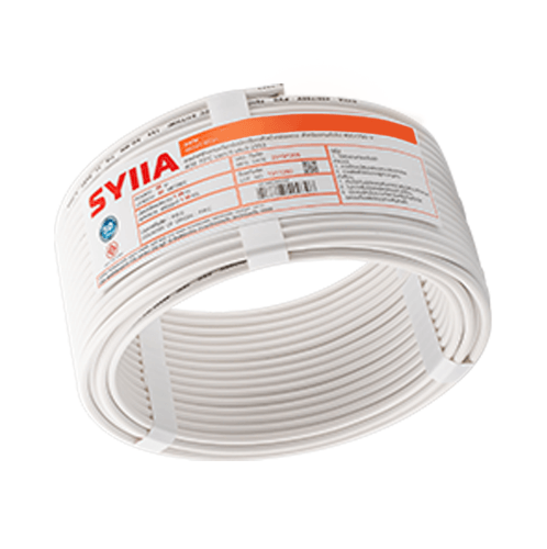 SYLLA สายไฟ 60227 IEC01 THW 1x1.5 Sq.mm.100m.สีขาว
