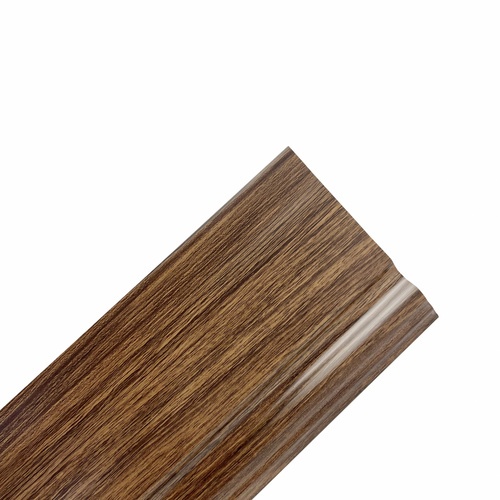 GREAT WOOD ไม้บัวล่าง PVC รุ่น SKG016 
90x10x3000 มม. วอลนัทสีดำ