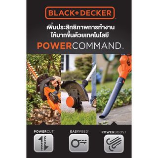 BLACK+DECKER เครื่องเล็มหญ้าไร้สาย 18V. รุ่น STC1820EPCF-B1