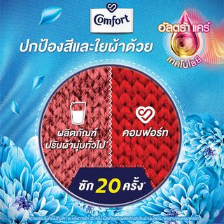 COMFORT น้ำยาปรับผ้านุ่ม  คอมฟอร์ทอัลตร้า(แบบเติม)  ขนาด 1250 มล. สีชมพู