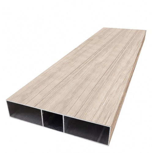 WELLINGTAN อะลูมิเนียมโปรไฟล์ ALU2980-4T06 4”x 298ซม. Ash Sapele