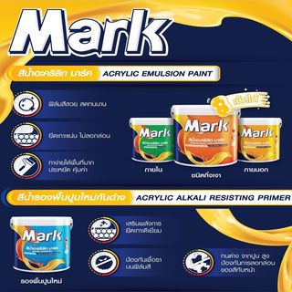 Captain สีเคลือบเงา MARK  #M853  ¼ กล. สีเขียวน้ำทะล