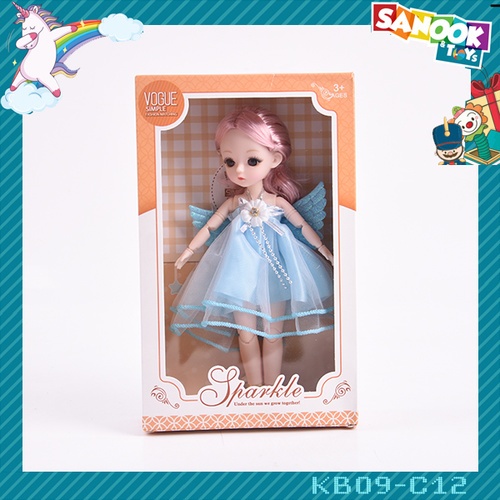 TOYS ของเล่นตุ๊กตานางฟ้าแสนสวย 9นิ้ว#KB09-C12 ขนาด (26x6x16 ซม.)