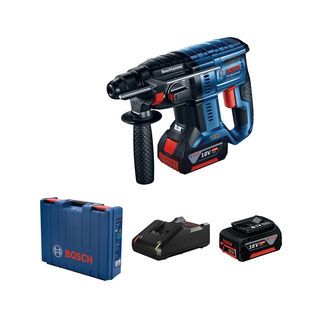 BOSCH สว่านโรตารี่ไร้สาย Brushless 18V รุ่น GBH180-Li พร้อมแบตเตอรี่ 4.0Ah 2ก้อน