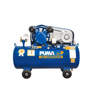 PUMA ปั๊มลมสายพานพร้อมมอเตอร์ 0.5 HP ขนาด 64 ลิตร รุ่น PP2-WM