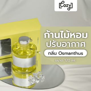 COZY ก้านไม้หอมปรับอากาศ กลิ่น Osmanthus ขนาด 120 ml.