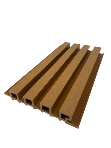 GREAT WOOD ไม้ผนัง WPCร่องเล็ก รุ่น P27-175-2 ขนาด175X27.5X3000มม. Teak