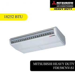 MITSUBISHI HEAVY DUTY เครื่องปรับอากาศเเบบเเขวนใต้ฝ้า ขนาด 18252 BTU รุ่น FDE50CNVX-S1 สีขาว