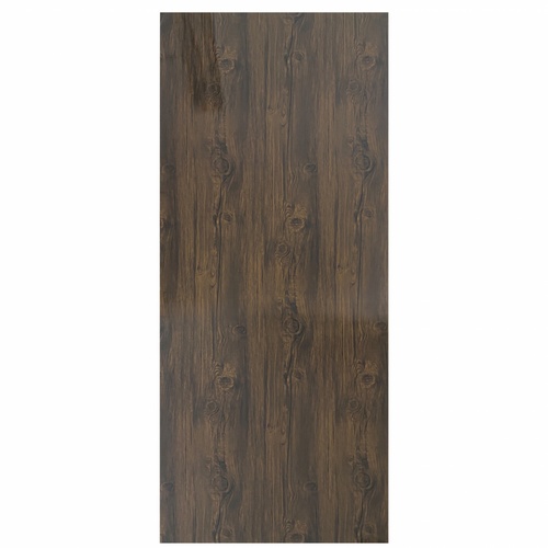 WELLINGTAN ประตูยูพีวีซี บานทึบ (เงา) UPVC-SD01 80x200ซม. BROWN FIR