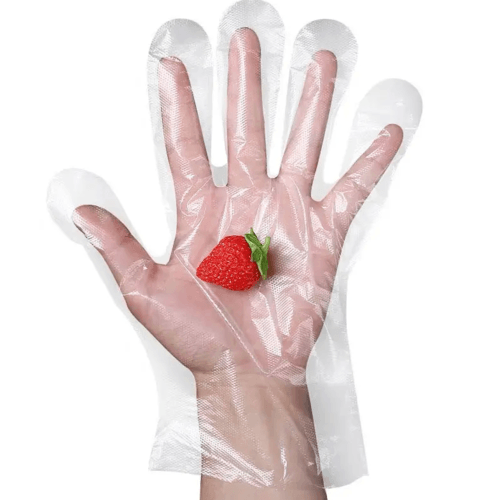 SAKU ถุงมือพลาสติกอเนกประสงค์ 20 ไมครอน รุ่น DAD01 ขนาด 25x26.5x14 ซม. บรรจุ 100ชิ้น/กล่อง สีใส