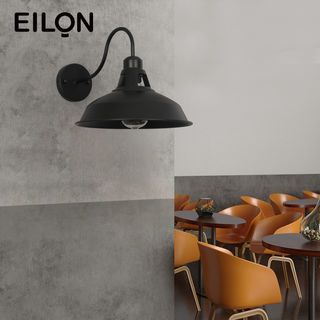 EILON โคมไฟผนังลอฟท์ รองรับกำลังไฟ 40 W รุ่น EGBD-WG6601B สีดํา ขั้ว E27