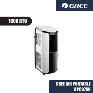 GREE เครื่องปรับอากาศเคลื่อนที่ ขนาด 7000 BTU GPC07AK สีขาว