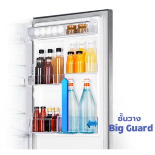 SAMSUNG ตู้เย็น 2 ประตู 9.1 คิว RT25FGRADSA/ST เงิน