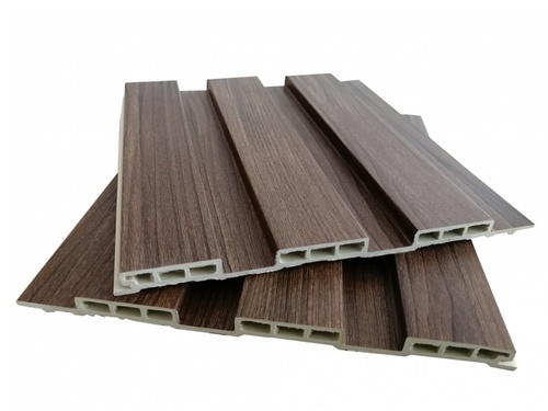 GREAT WOOD ไม้ระแนงตกแต่งผนัง WPC W195-12  195*11.5*2900 มม.  Light Walnut