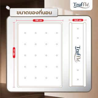 Truffle ที่นอน Pocket Spring รุ่น Amerzaa 3.5ฟุต หนา10 รับประกันสปริง 5ปี