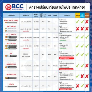 BCC สายไฟ kV CV 2x2.5 ตร.มม. 100 m. สีดำ