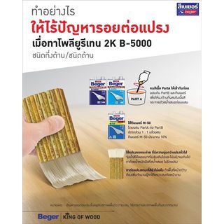 Beger โพลียูรีเทน B-5000 I-511 ด้าน (90%) ภายใน ชุด