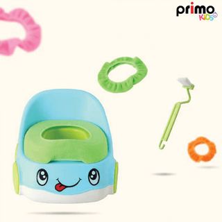 Primo Kids กระโถนนั่งเด็กรูปรถ รุ่น YT-001  ขนาด 33x37x28 ซม.  สีฟ้า