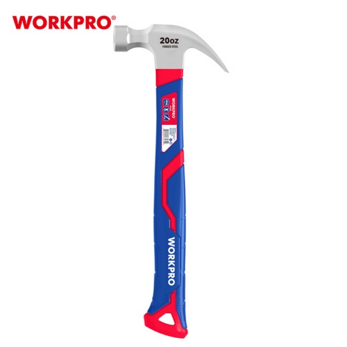 WORKPRO  ค้อนหงอนด้ามไฟเบอร์ รุ่น WP241012 ขนาด 20ออนซ์