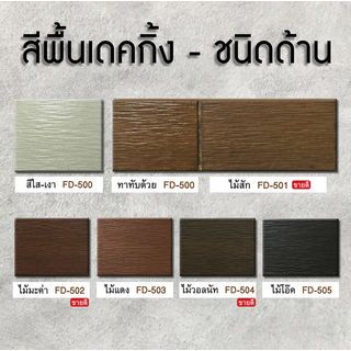 Woodtect วูดเทค เดคกิ้งไฟเบอร์ FD-504 1 กล. สีไม้วอลนัท