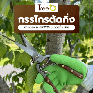 Tree’O กรรไกรตัดกิ่งปากตรง รุ่นGP2125 ขนาด8นิ้ว สีไม้