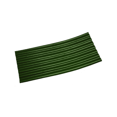 โอฬาร กระเบื้องลอนเล็กปลายงอน (ขวา-ซ้าย) 0.4x54x120 ซม. สีเขียว