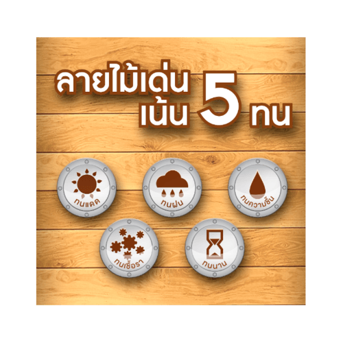 Woodtect วูดเทคเดคกิ้งเสตน WD-501 1 กป. สีใสด้าน