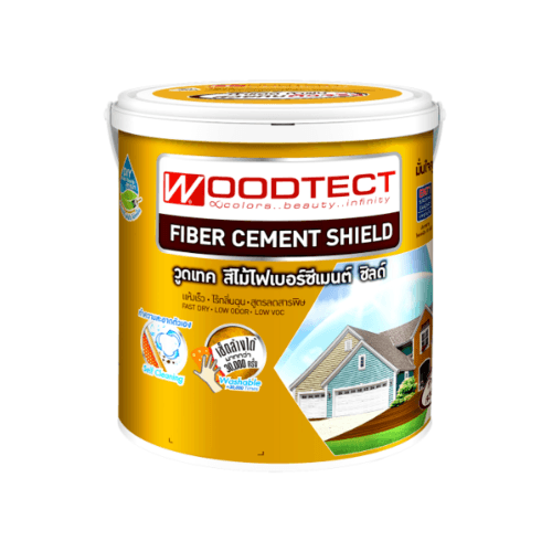 Woodtect วูดเทค เดคกิ้งไฟเบอร์ FD-501 1 กล. สีไม้สัก