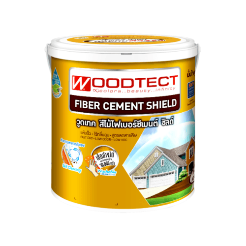 Woodtect วูดเทค ไม้ฝา FO-200 1 กล. สีใสเงา