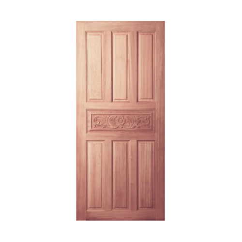 BEST ประตูไม้สยาแดง ขนาด  90x200ซม. GC-32 