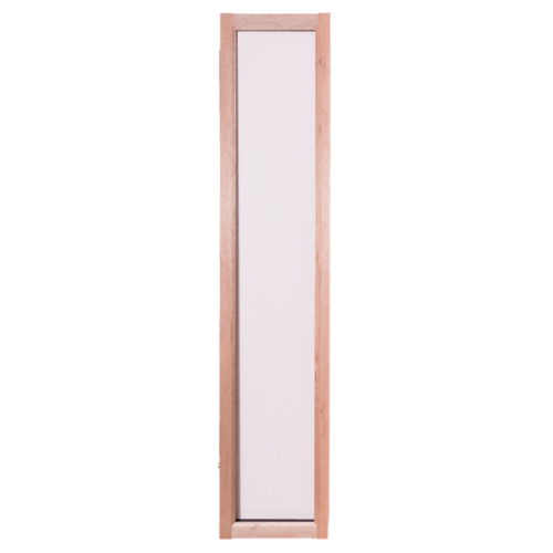ประตูไม้สยาแดง บานเรียบ(โปร่ง) GS-69 36x200cm. ทำสี BEST
