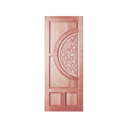 ประตูไม้สยาแดง GC-09 90x200 cm.