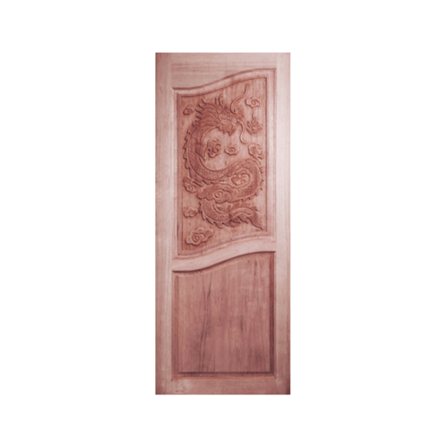 ประตูไม้สยาแดง GC-10 90x200 cm.