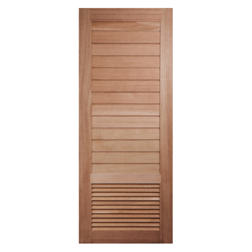 BEST ประตูไม้สยาแดง ขนาด 70x180 cm. GS-21 