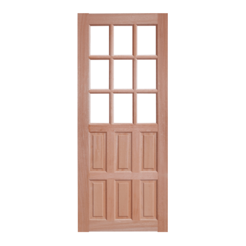 ประตูไม้สยาแดง GS-51 90x200 cm.