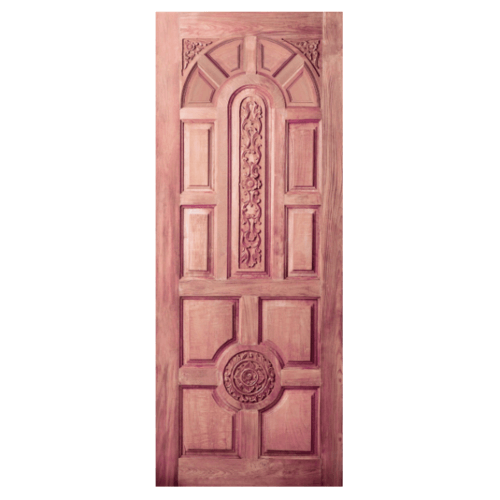 BEST ประตูไม้จาปาร์ก้า ขนาด 130x210 cm.(ทำสี) GC-75 