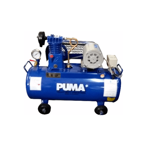 PUMA ปั๊มลมสายพานพร้อมมอเตอร์ 0.25 HP ขนาด 36 ลิตร รุ่น PP1-WM