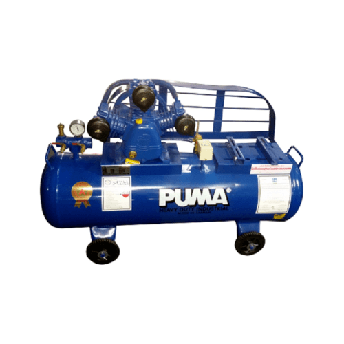 PUMA PUMA ปั๊มลมสายพาน ไม่พร้อมมอเตอร์ 2  HP ขนาด 148 ลิตร รุ่น PP-32  PP-32(148L) สีน้ำเงิน