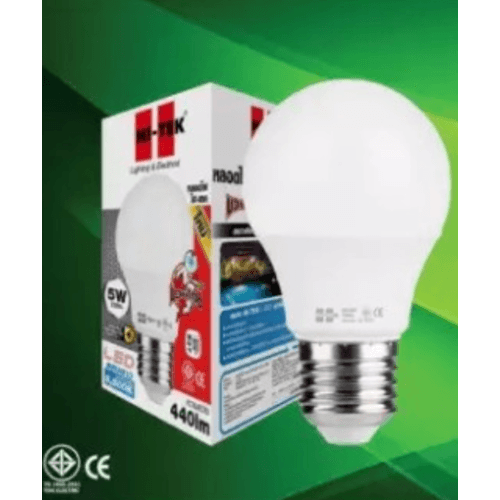 HI-TEK หลอด LED มวยไทย Series ขั้วเกลียว E27 5W รุ่น HLLM27005D แสงขาว