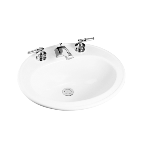 Kohler อ่างล้างหน้าฝังบนเคาน์เตอร์ **ไม่รวมก๊อกน้ำ** รุ่น เพนนิงตั้น K-2196X-1