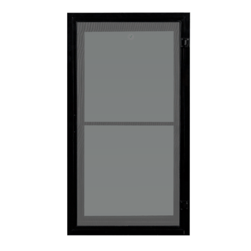TRUSTAND (EZY WINDOW) หน้าต่างอะลูมิเนียมบานเปิดเดี่ยวพร้อมมุ้งลวด (ENZO) 75x110ซม. สีดำ