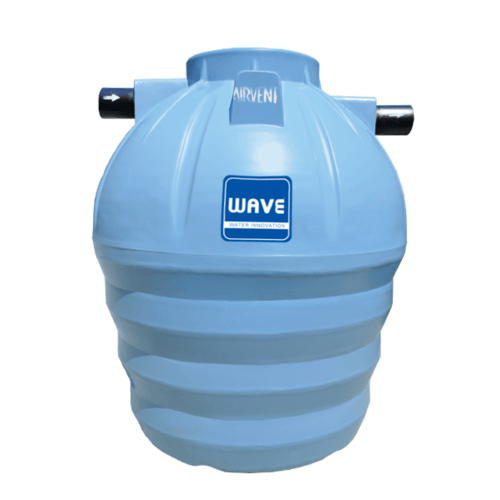 WAVE ถังบำบัดน้ำเสียชนิดเติมอากาศ ขนาด 400L รุ่น WFF สีเทา