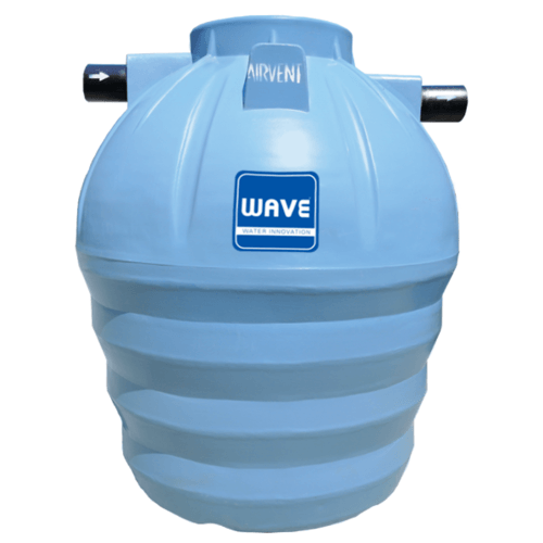 WAVE ถังบำบัดน้ำเสียชนิดกรอง ขนาด 400L รุ่น WF สีเทา