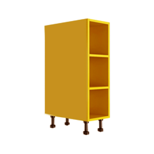 KITZCHO ตู้ตั้งพื้นเข้ามุมสี่เหลี่ยม KXX-XXR-B-SQ-8430X-YE สีเหลือง