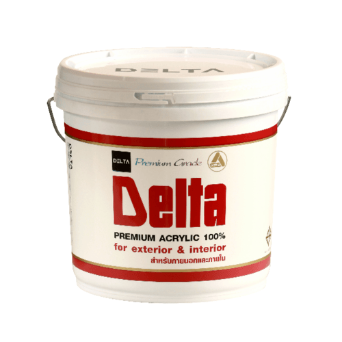 Delta สีน้ำอะครีลิค ทาภายนอก ด้าน เบส E 9 ลิตร